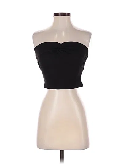 Pre-owned Shein Tube Top Black Strapless Neckline Tops