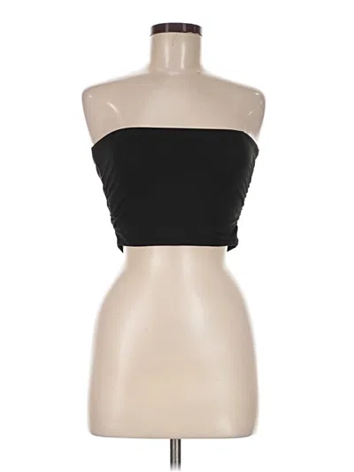 Pre-owned Shein Tube Top Black Strapless Neckline Tops