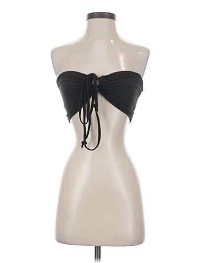 Pre-owned Shein Tube Top Black Strapless Neckline Tops