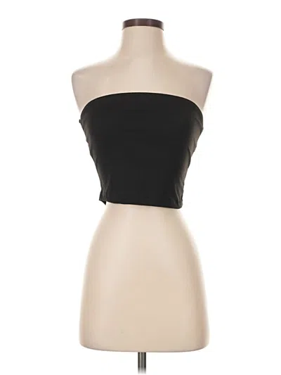 Pre-owned Shein Tube Top Black Strapless Neckline Tops