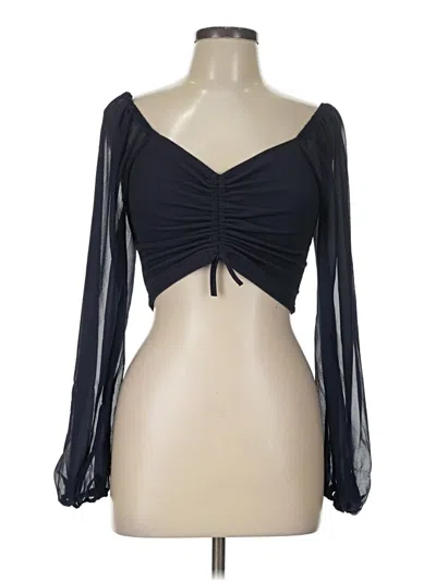 Pre-owned Shein Tube Top Black Strapless Neckline Tops