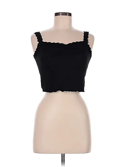 Pre-owned Shein Tube Top Black Strapless Neckline Tops