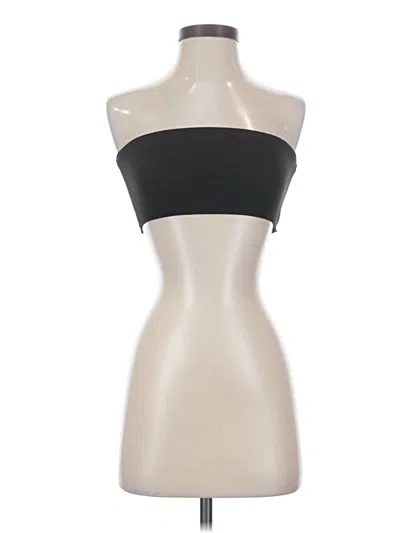 Pre-owned Shein Tube Top Black Strapless Neckline Tops
