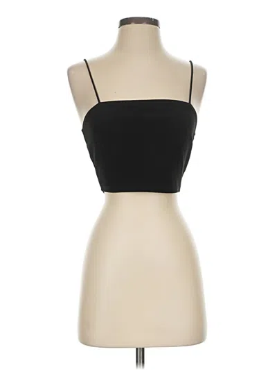 Pre-owned Shein Tube Top Black Strapless Neckline Tops