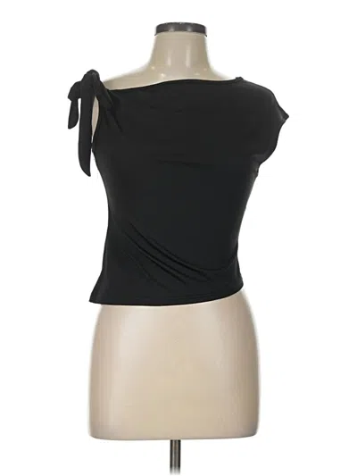Pre-owned Shein Tube Top Black Strapless Neckline Tops