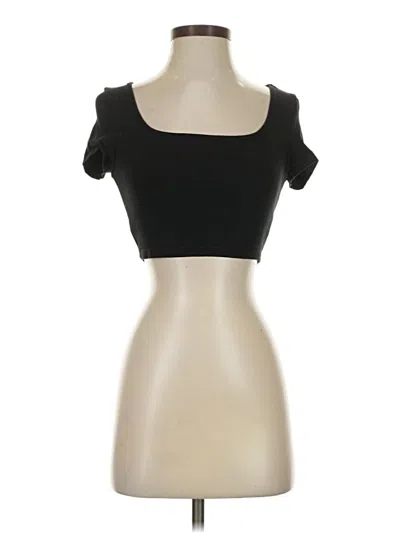 Pre-owned Shein Tube Top Black Sweetheart Neckline Tops