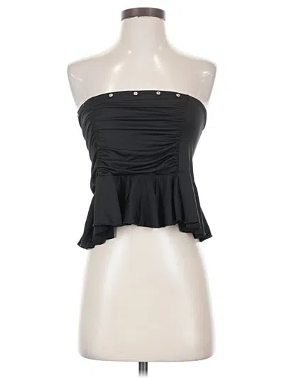Pre-owned Shein Tube Top Black Tops
