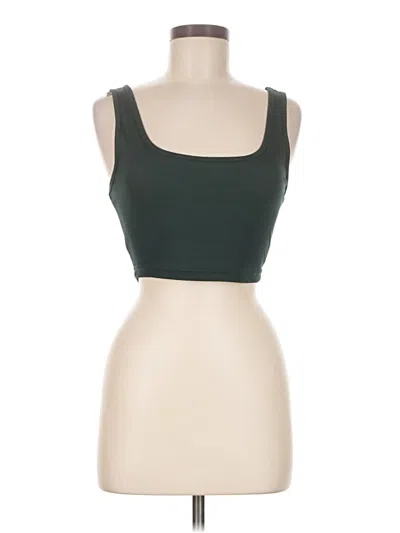 Pre-owned Shein Tube Top Green Strapless Neckline Tops