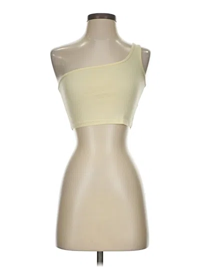 Pre-owned Shein Tube Top Ivory Strapless Neckline Tops