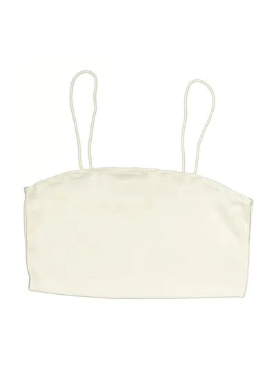 Pre-owned Shein Kids' Tube Top Ivory Strapless Neckline Tops