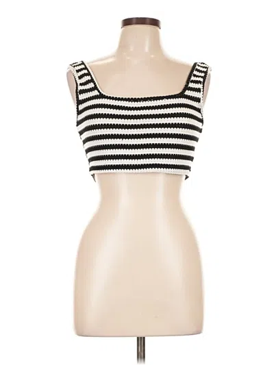 Pre-owned Shein Tube Top Ivory Strapless Neckline Tops