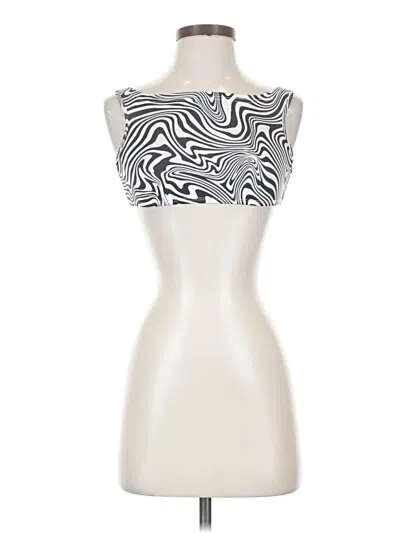 Pre-owned Shein Tube Top Ivory Strapless Neckline Tops In White