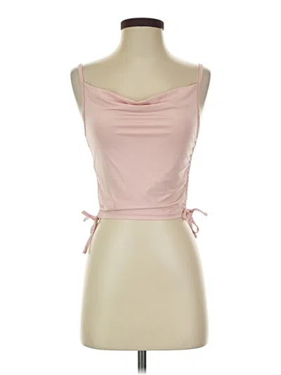 Pre-owned Shein Tube Top Pink Strapless Neckline Tops