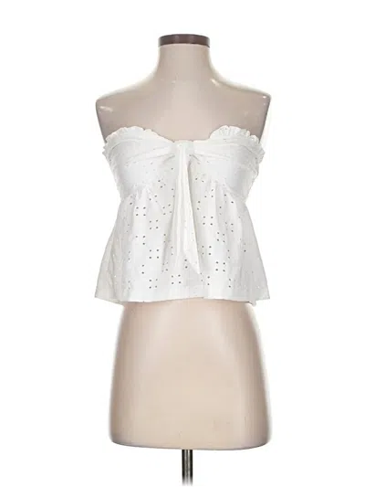 Pre-owned Shein Tube Top White Strapless Neckline Tops