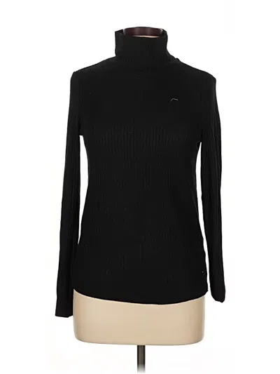 Pre-owned Shein Turtleneck Sweater In Black