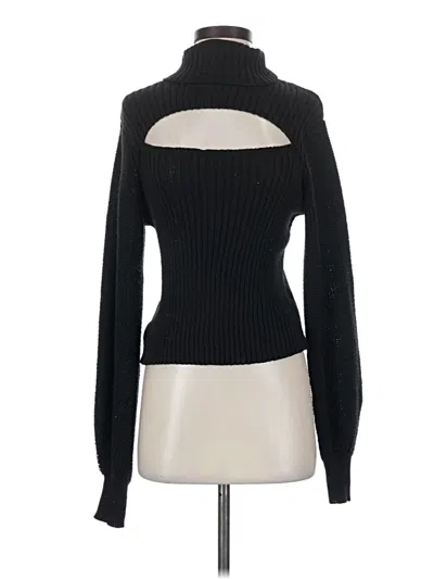 Pre-owned Shein Turtleneck Sweater In Black