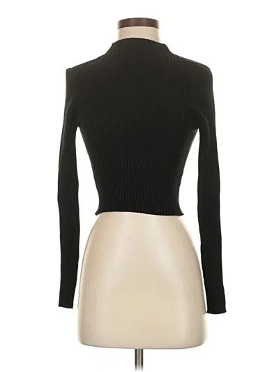 Pre-owned Shein Turtleneck Sweater In Black