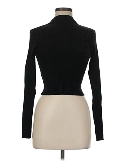 Pre-owned Shein Turtleneck Sweater In Black