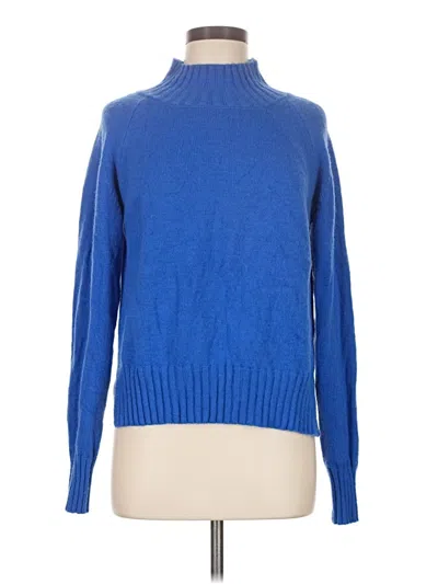 Pre-owned Shein Turtleneck Sweater In Blue
