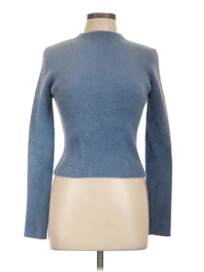 Pre-owned Shein Turtleneck Sweater In Blue