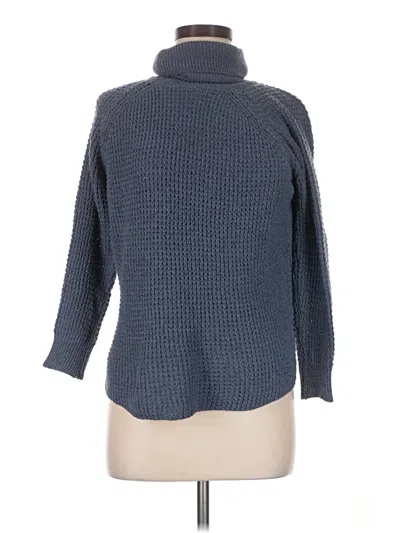 Pre-owned Shein Turtleneck Sweater In Blue