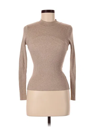 Pre-owned Shein Turtleneck Sweater In Brown