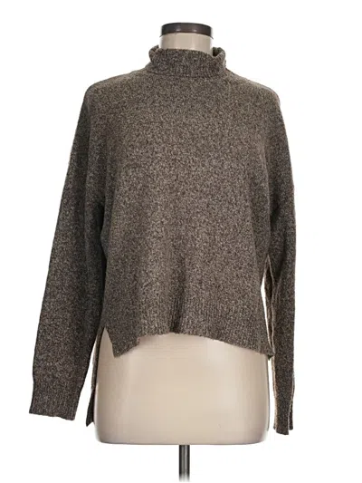 Pre-owned Shein Turtleneck Sweater In Brown