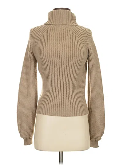 Pre-owned Shein Turtleneck Sweater In Brown