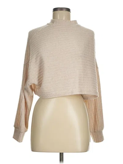 Pre-owned Shein Turtleneck Sweater In Brown