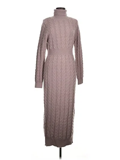 Pre-owned Shein Turtleneck Sweater In Brown