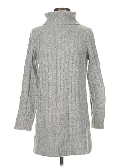 Pre-owned Shein Turtleneck Sweater In Gray