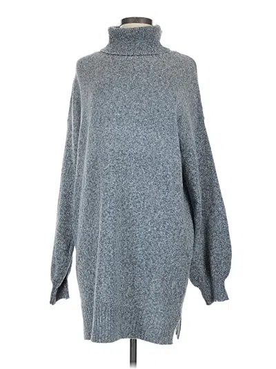Pre-owned Shein Turtleneck Sweater In Gray