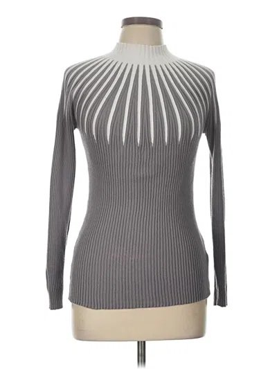 Pre-owned Shein Turtleneck Sweater In Gray