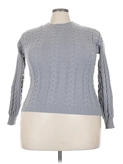 Pre-owned Shein Turtleneck Sweater In Gray