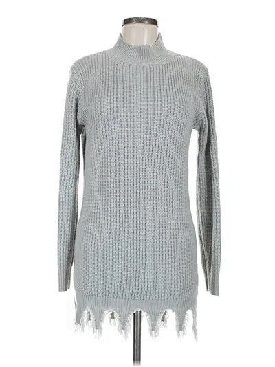 Pre-owned Shein Turtleneck Sweater In Gray