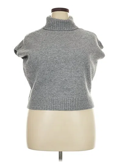 Pre-owned Shein Turtleneck Sweater In Gray