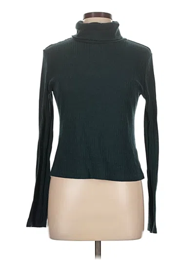 Pre-owned Shein Turtleneck Sweater In Green