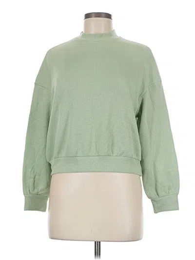 Pre-owned Shein Turtleneck Sweater In Green