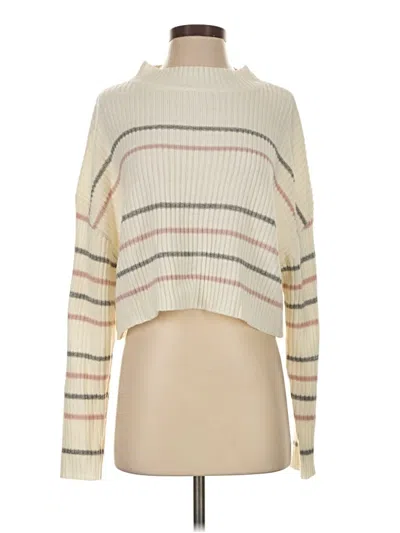 Pre-owned Shein Turtleneck Sweater In Ivory