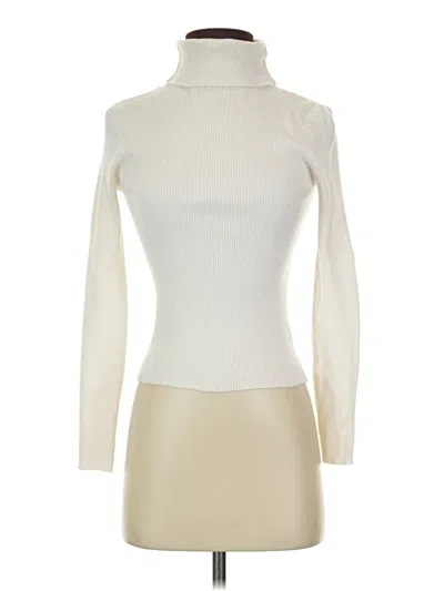 Pre-owned Shein Turtleneck Sweater In Ivory