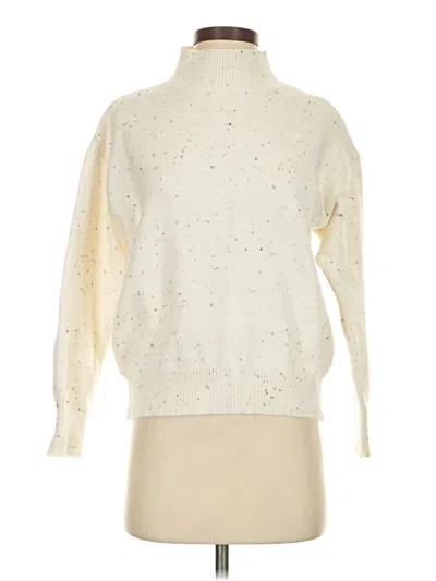Pre-owned Shein Turtleneck Sweater In Ivory