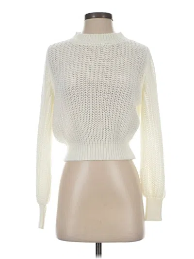 Pre-owned Shein Turtleneck Sweater In Ivory