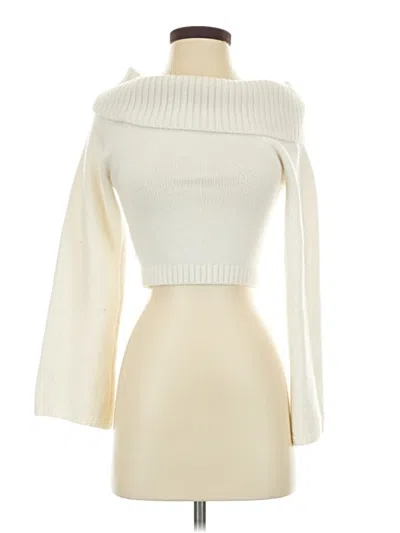 Pre-owned Shein Turtleneck Sweater In Ivory