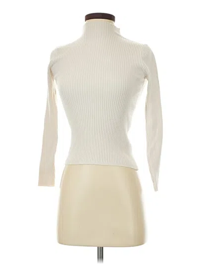 Pre-owned Shein Turtleneck Sweater In Ivory