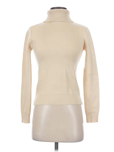 Pre-owned Shein Turtleneck Sweater In Ivory