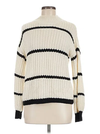 Pre-owned Shein Turtleneck Sweater In Ivory