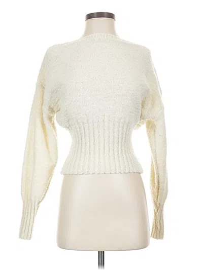Pre-owned Shein Turtleneck Sweater In Ivory
