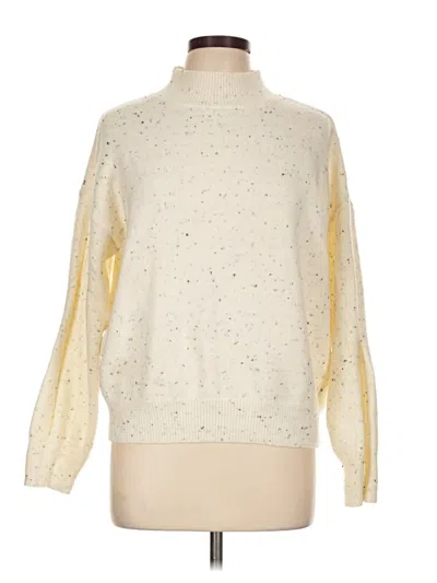 Pre-owned Shein Turtleneck Sweater In Ivory