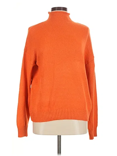 Pre-owned Shein Turtleneck Sweater In Orange