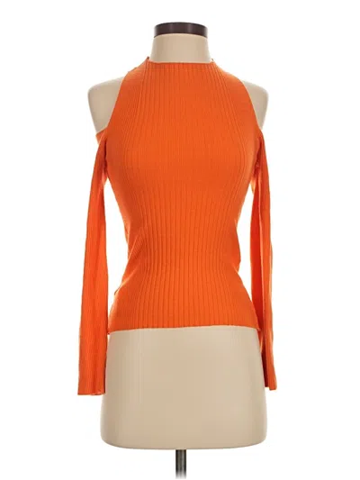 Pre-owned Shein Turtleneck Sweater In Orange